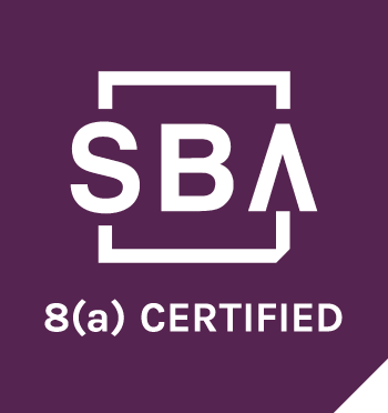 Logo from the Small Business Association 8(a) Certification